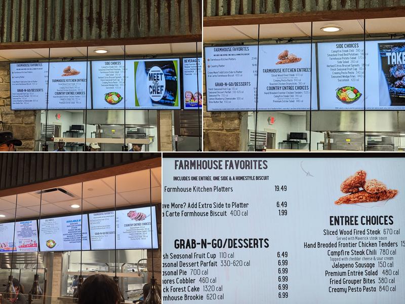 The Farmhouse Kitchen and Grill Menu