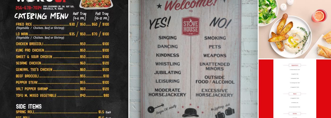 Wok's Up Chinese Food Menu