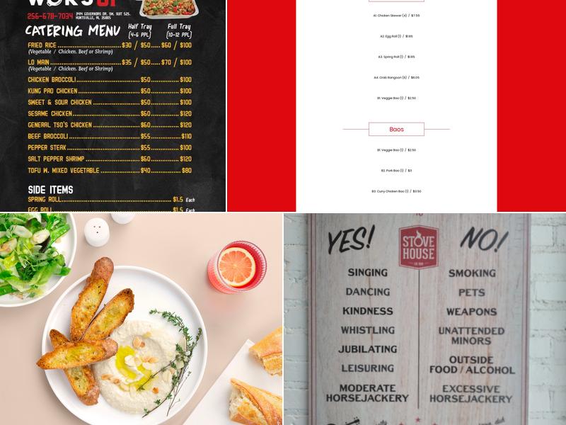 Wok's Up Chinese Food Menu