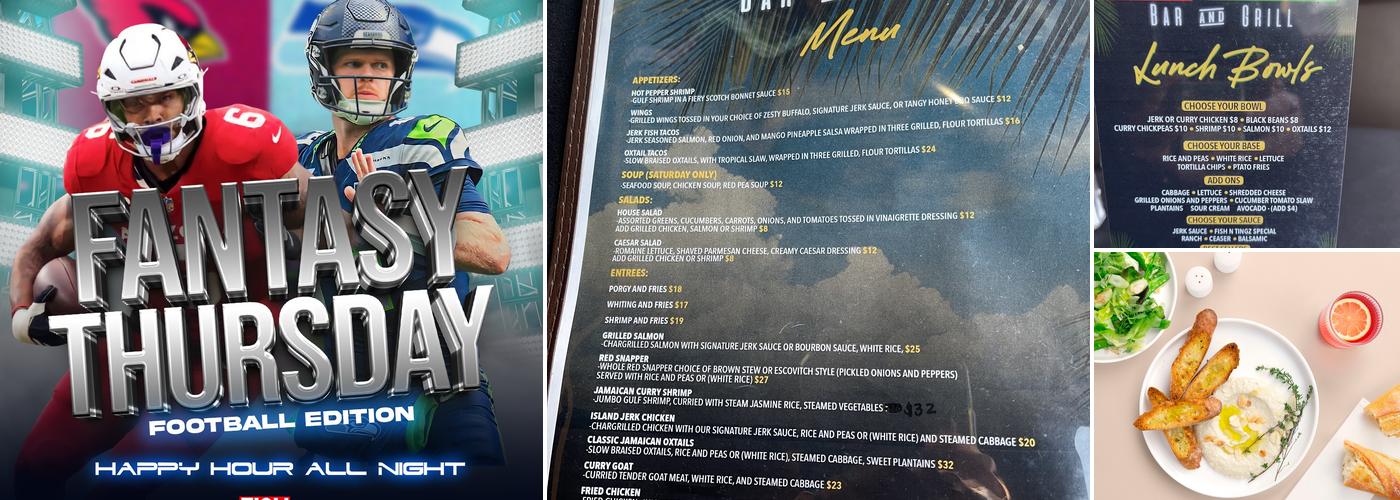 Fish N Tingz Bar & Grill Menu