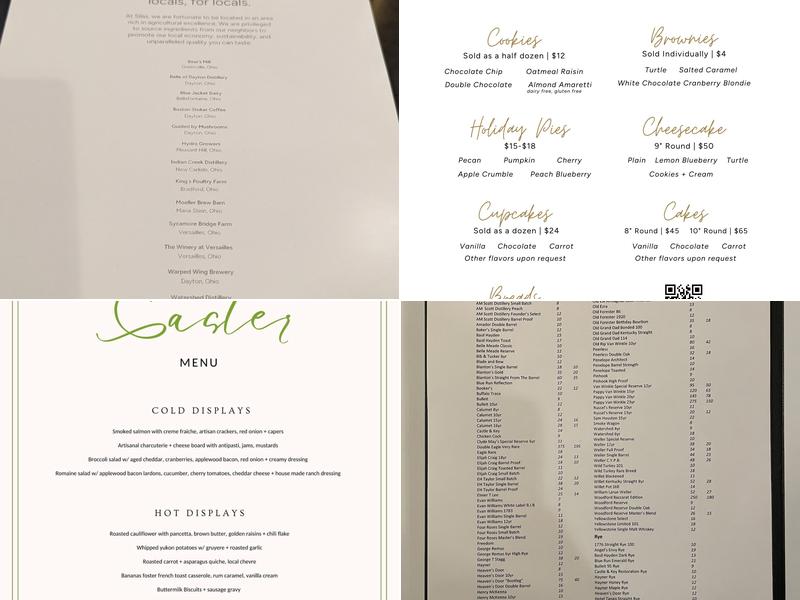 Silas Creative Kitchen Menu