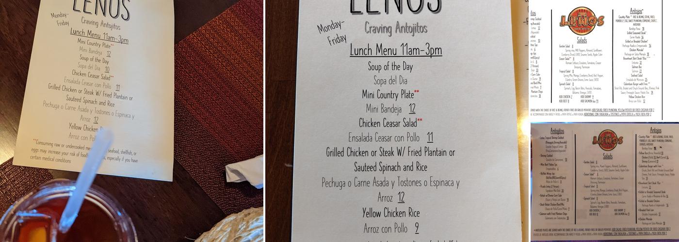 Craving Leños Antojitos Menu