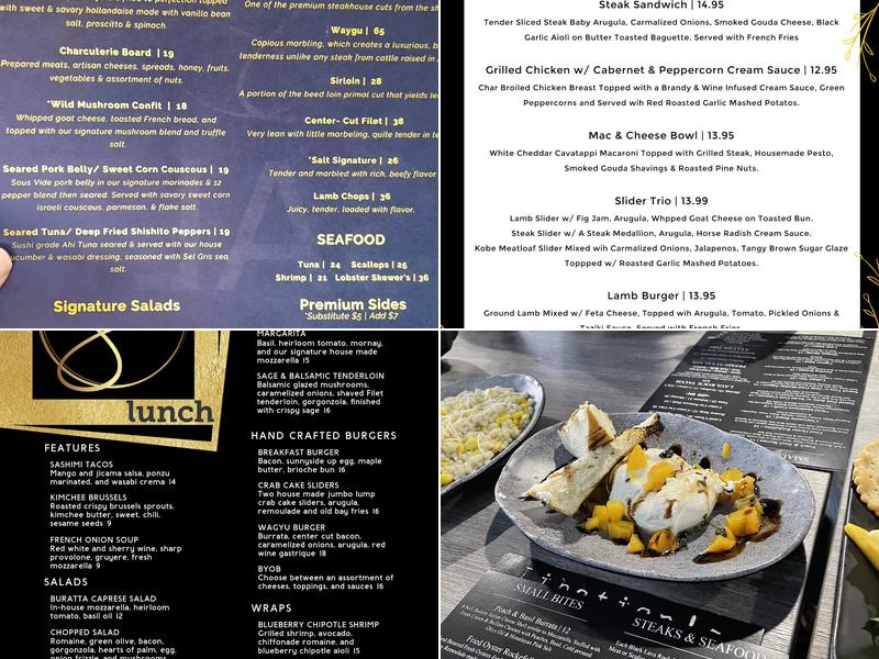 Salt Stonery & Chophouse Menu