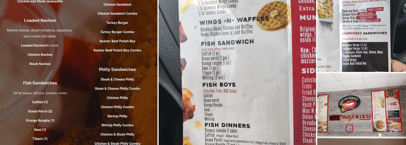 Muncheez Menu