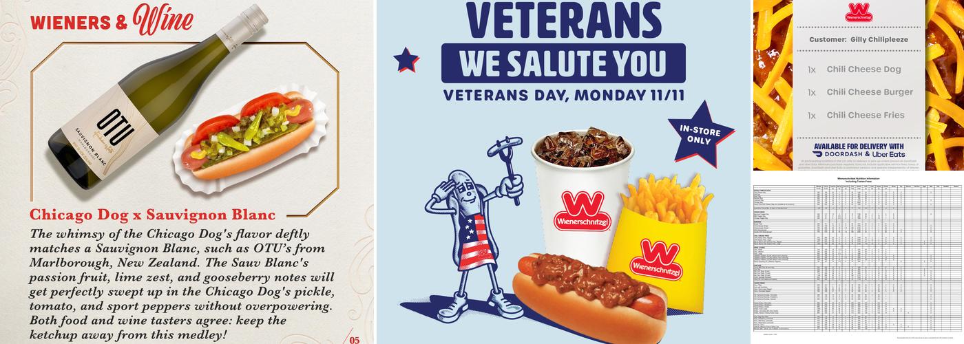 Wienerschnitzel Menu