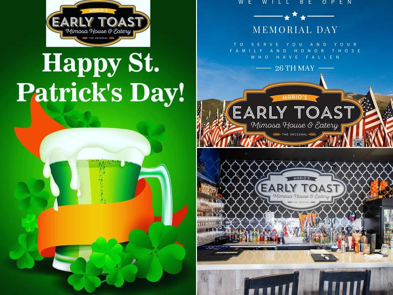 Marios Early Toast 4460 Rocklin Rd, Rocklin