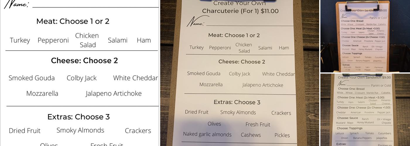 The Loading Dock Menu