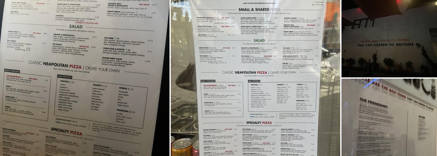 Doughlicious Menu