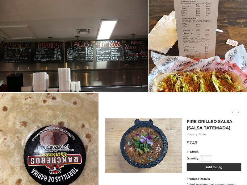 RANCHEROS CARNICERIA Menu