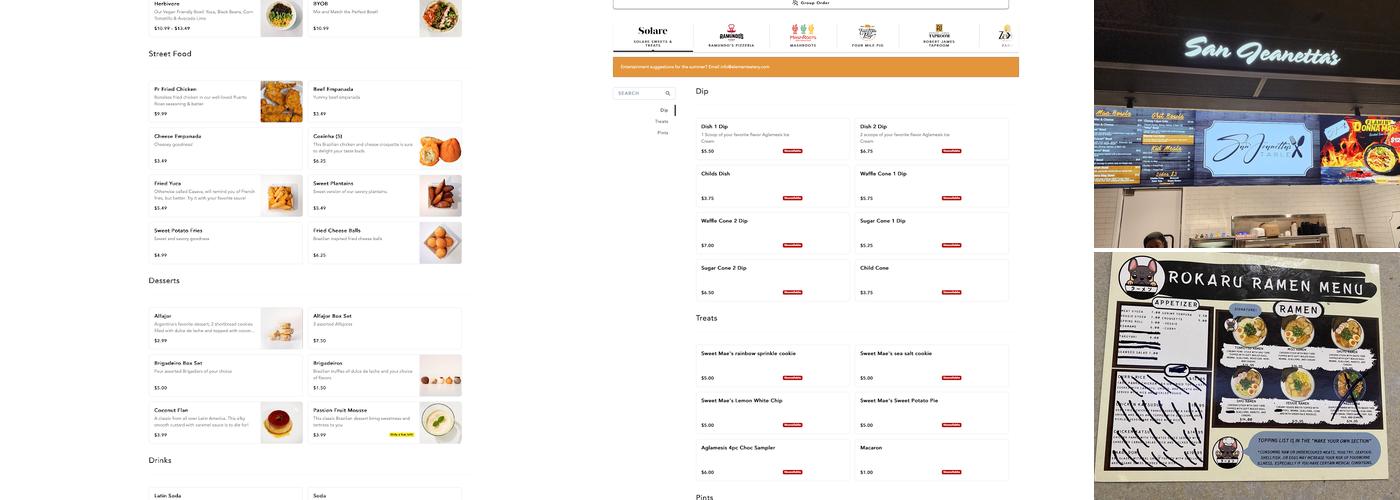 Element Eatery Menu