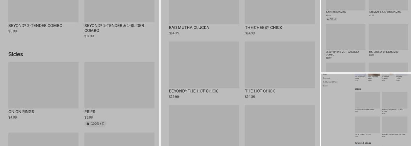 Bad Mutha Clucka Menu