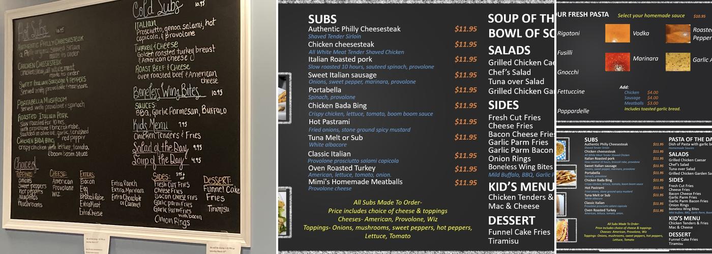 Largo’s Place Menu