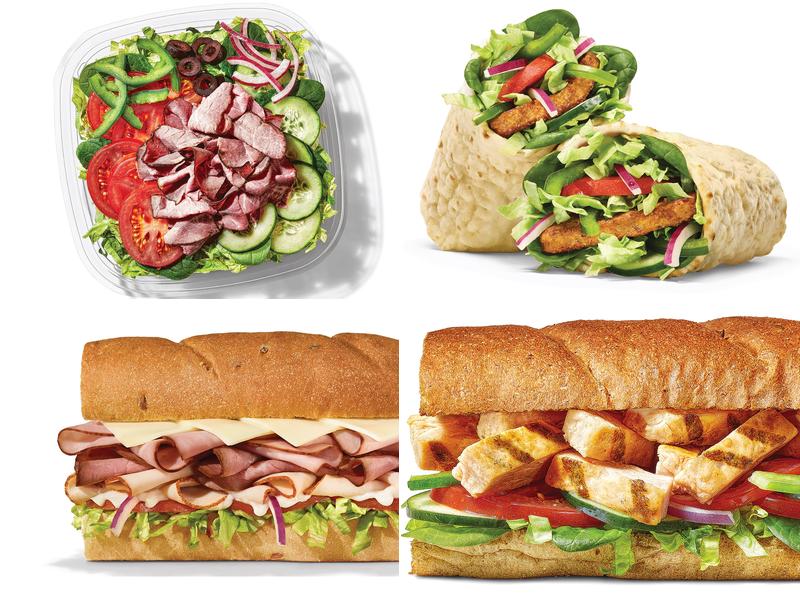 Subway Menu