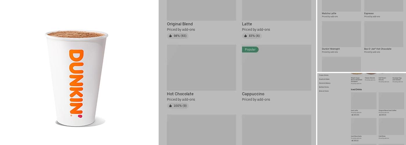 Dunkin' Menu