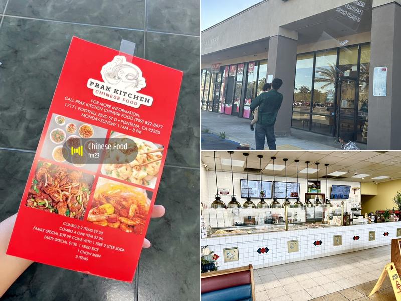 Prak Kitchen Chinese Food 17171 Foothill Blvd suite D, Fontana