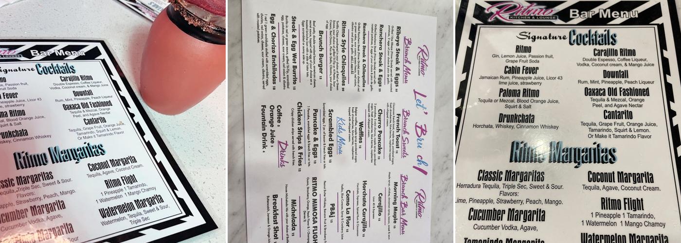 Ritmo Kitchen and Lounge Menu