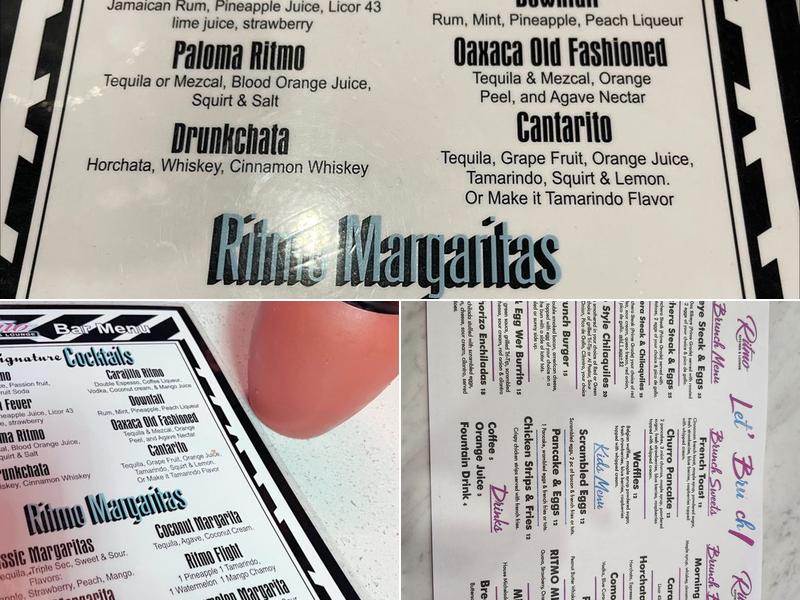 Ritmo Kitchen and Lounge Menu