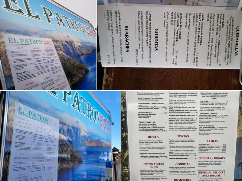 El Patron Mexican Kitchen Menu