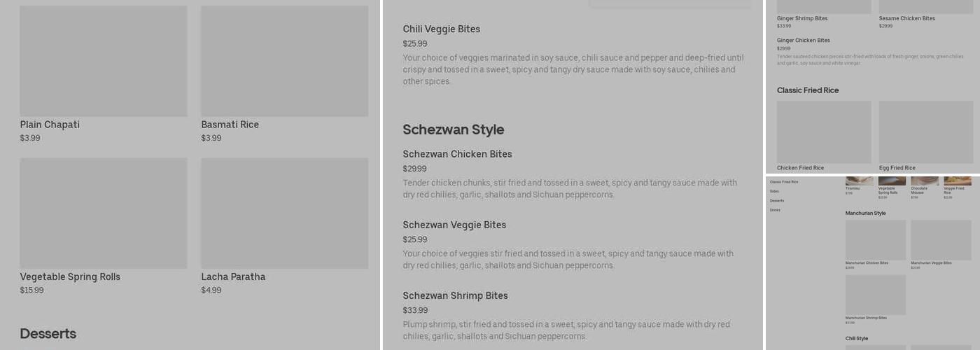 Dragon Xpress Menu