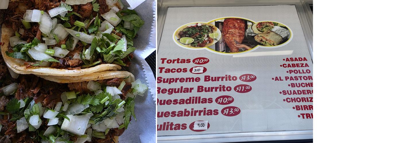 EL Chacuaco Lonchera Menu