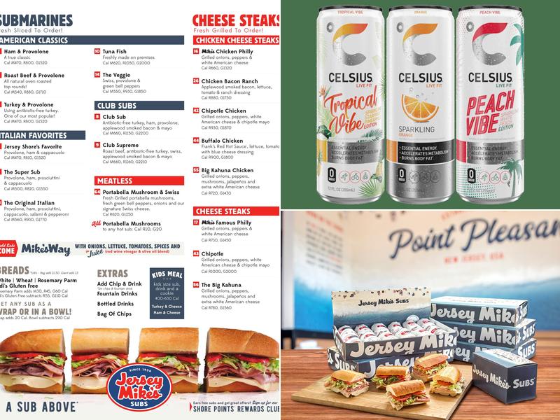 Jersey Mike's Subs Menu
