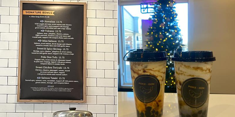 Poke Don Glastonbury Menu