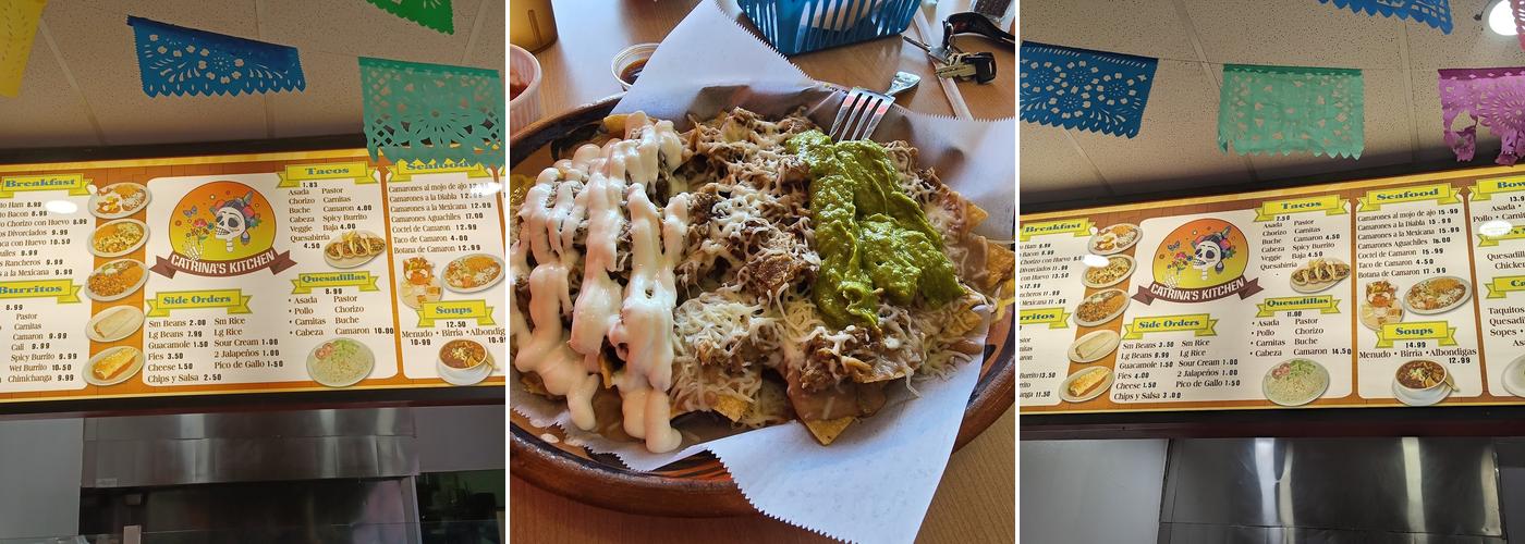 Catrina’s kitchen Menu