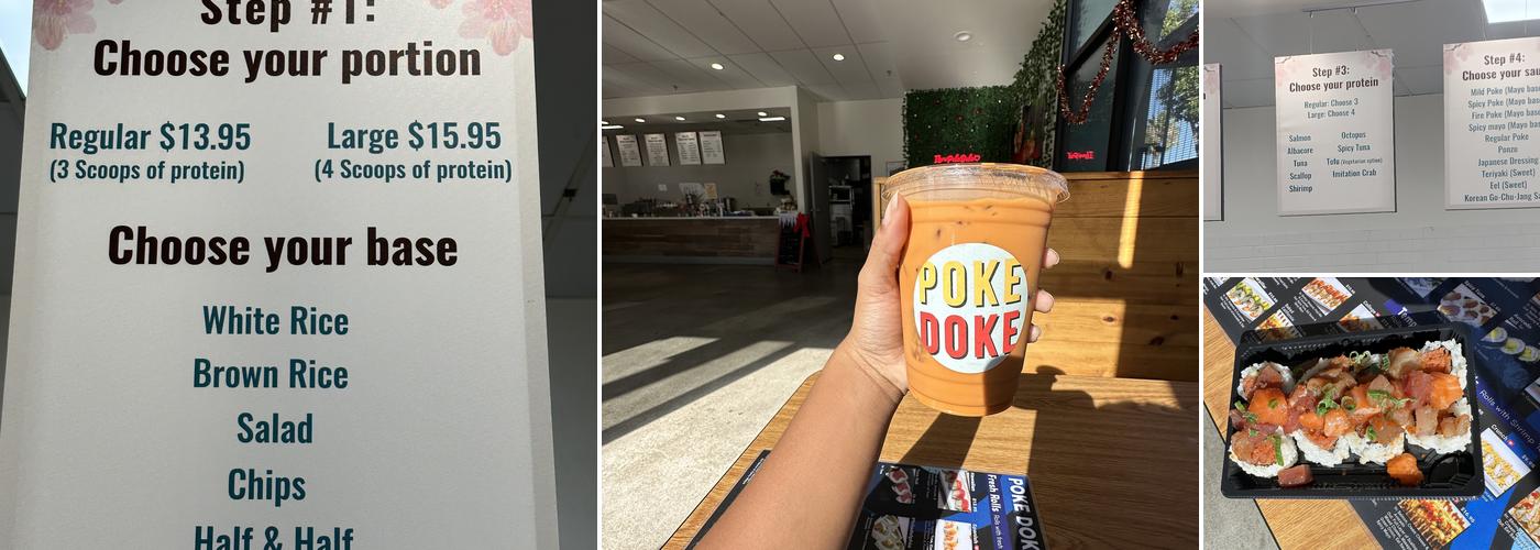 Poke Doke Menu