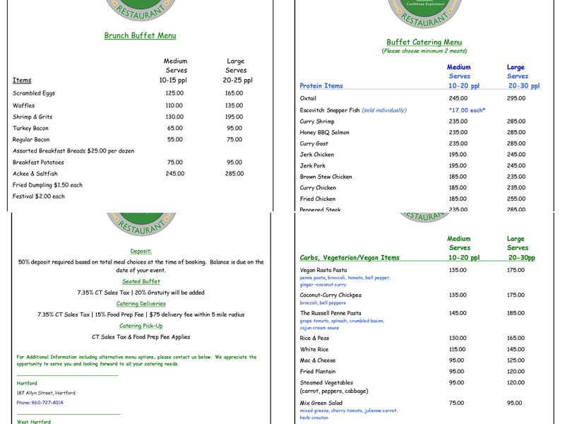 The Russell - Grab and Go Menu