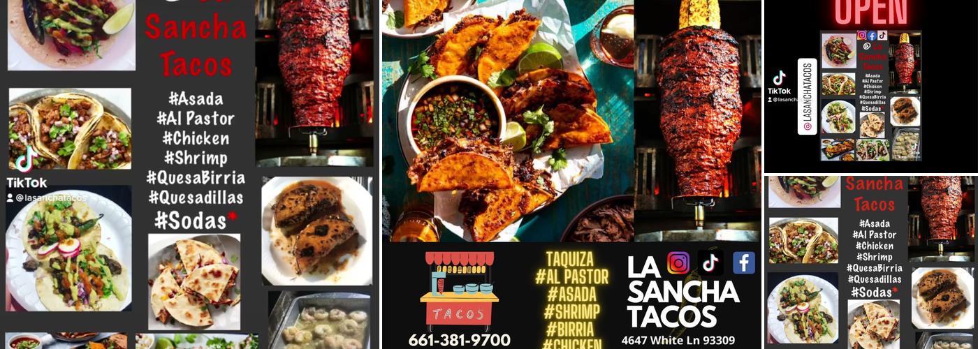La Sancha Tacos y Mariscos Menu