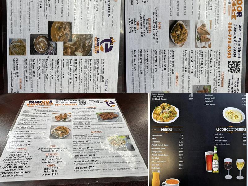 Punjabi Fusion Grill Menu