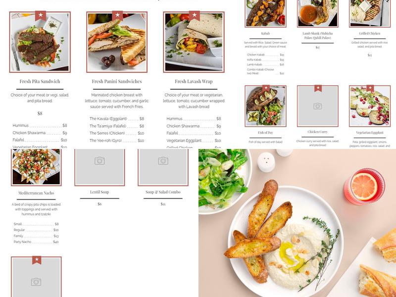 Royal Touch Catering and Events Menu