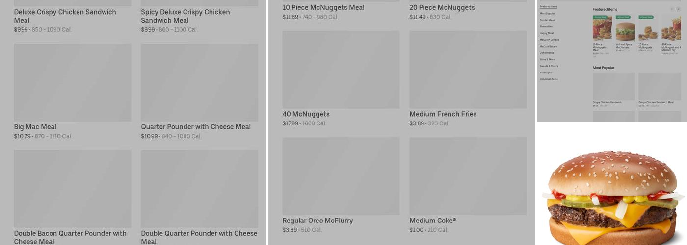 McDonald's Menu