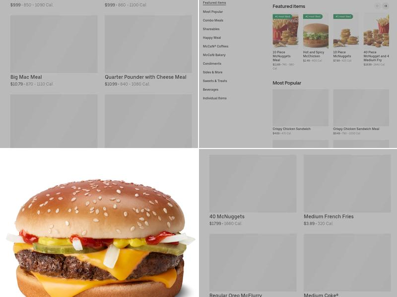 McDonald's Menu