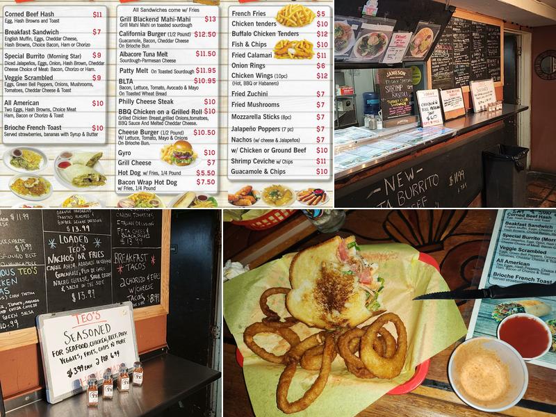 Teo's Kitchen Menu
