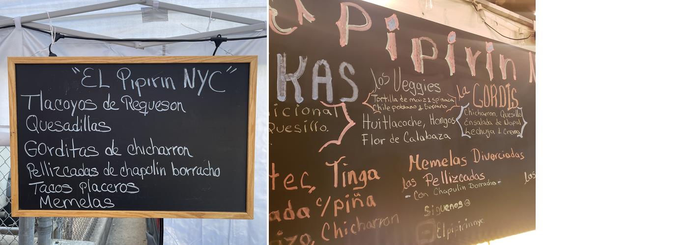El Pipirin NYC Menu