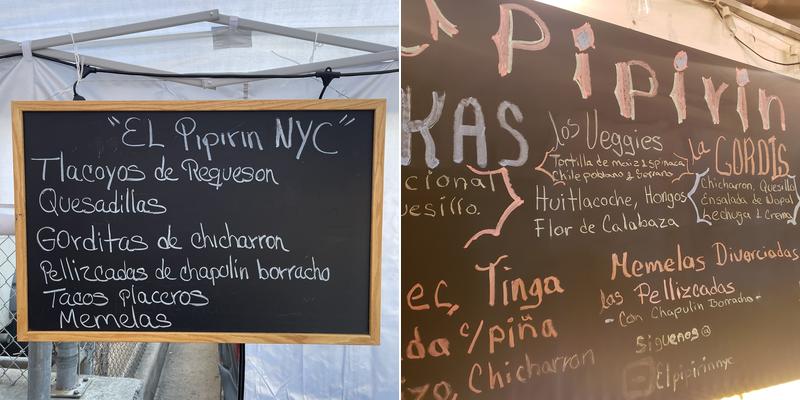El Pipirin NYC Menu