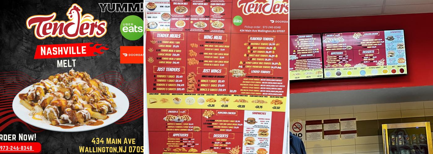Tenders Menu