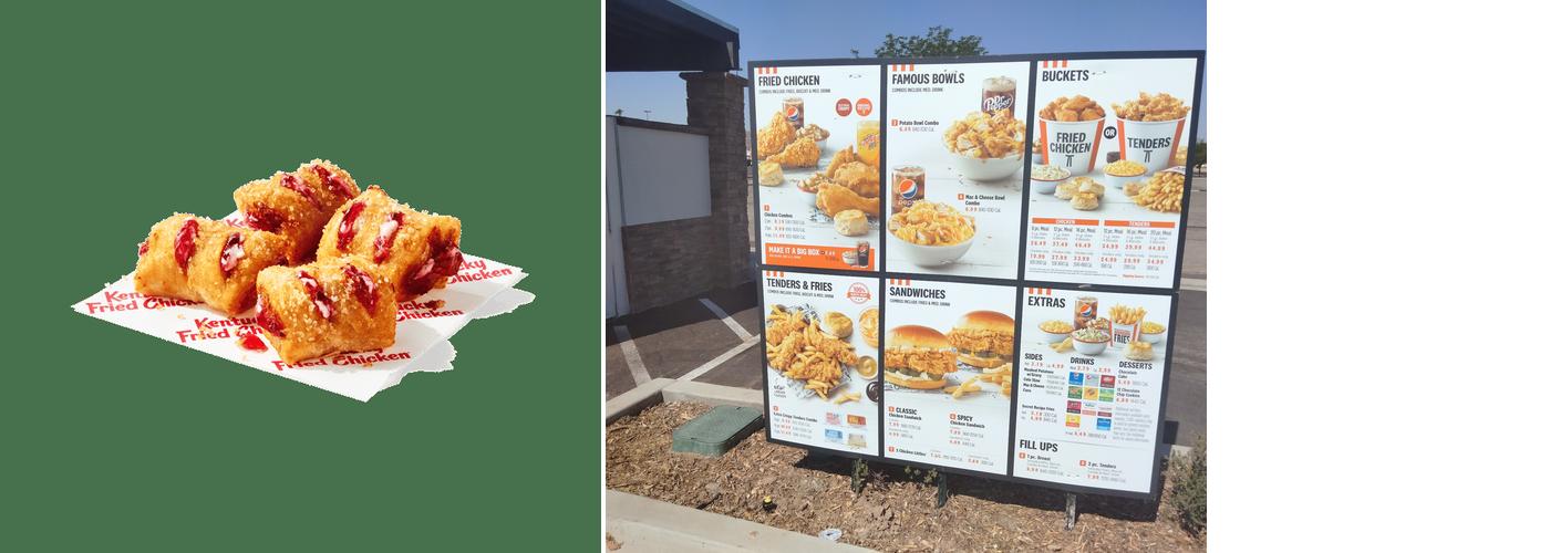 KFC Menu