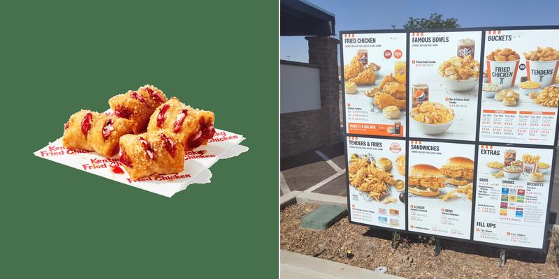 KFC Menu