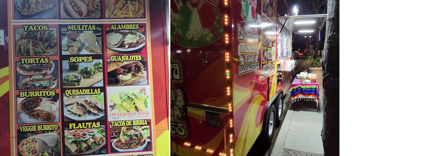 La chaparrita Mexican food Menu