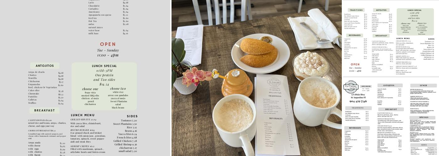 La Cocina Latin Bistro & Catering Menu