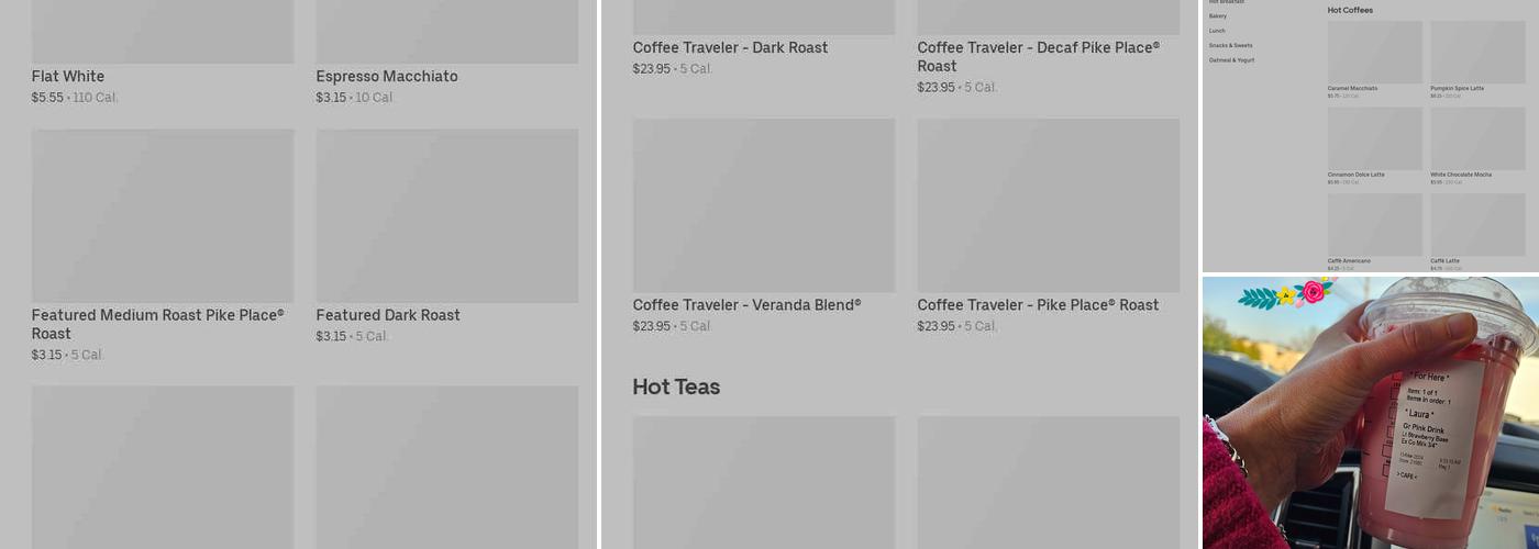Starbucks Menu