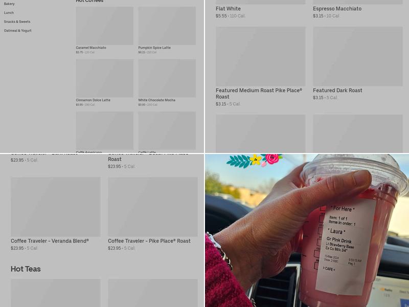 Starbucks Menu