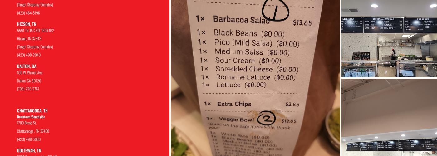 Dosbros Fresh Mexican Grill Menu