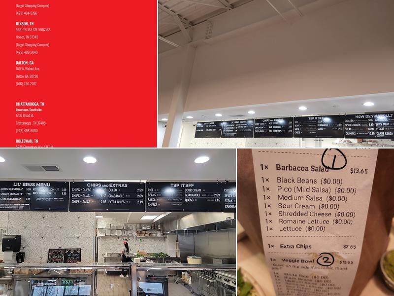 Dosbros Fresh Mexican Grill Menu