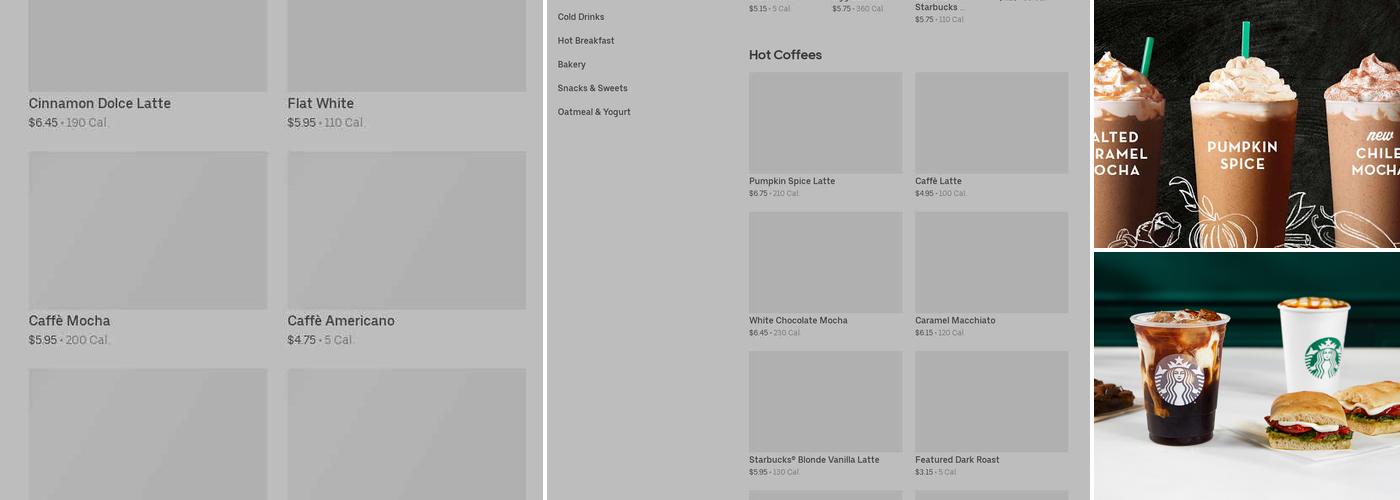 Starbucks Menu