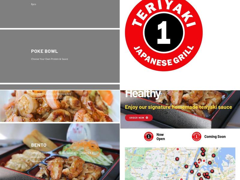 Teriyaki One Menu