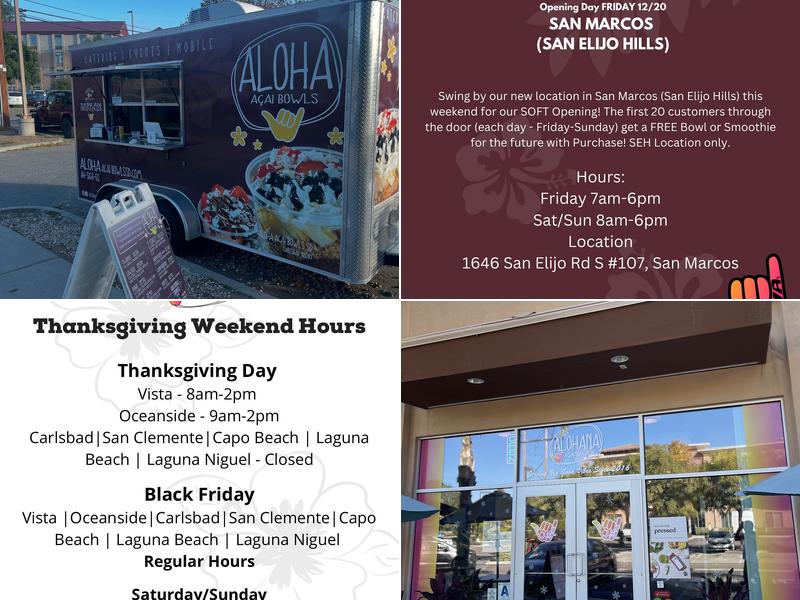 Alohana Acai Bowls - Vista