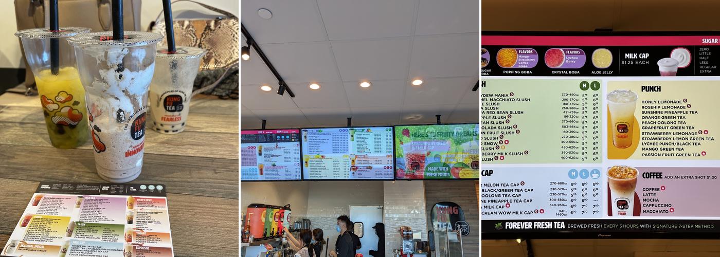 Kung Fu Tea Menu